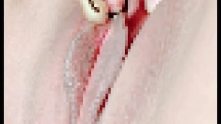 吸引して敏感になった勃起クリトリスを拘束、クリバイブでたくさんコリコリする