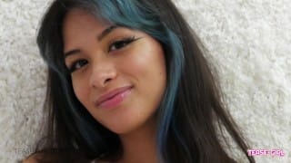 Wow this New Teen girl is super sexy and pleases